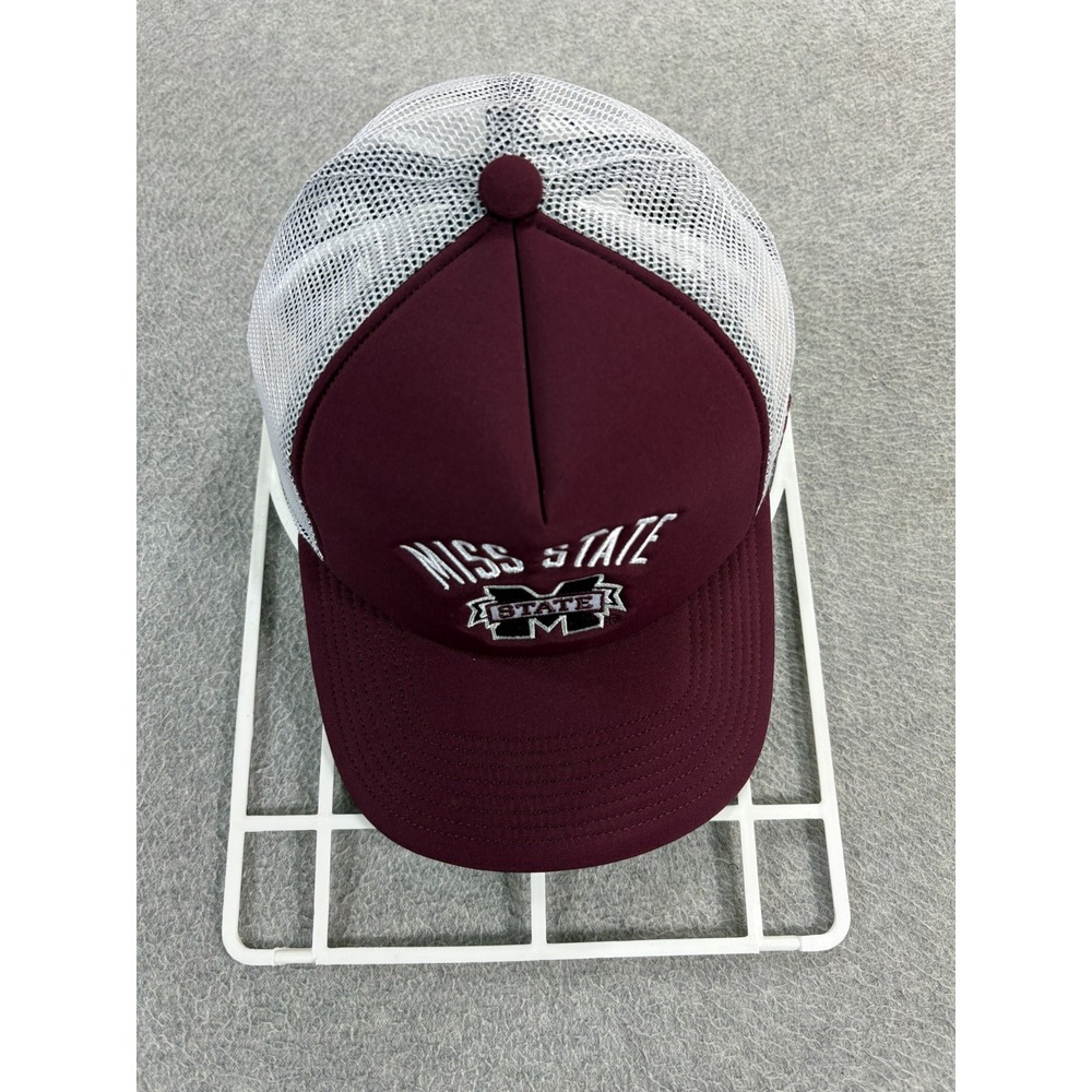 Adidas Mississippi State Bulldogs Trucker Snapback Hat NWT (OSFA)